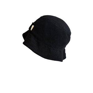 Rhythm Black Cotton Bucket Hat With Sun Patch Casual Streetwear